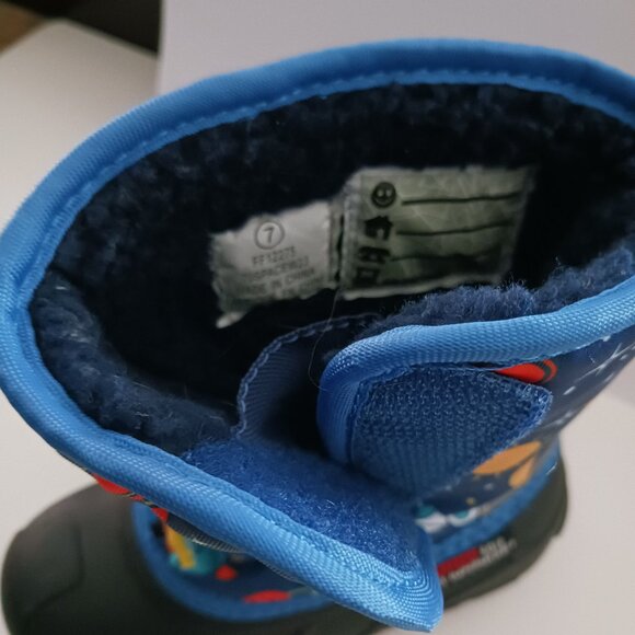 Sole Unisex Youth Insulated Waterproof Winter Snow Boots Rockets Blue  Size 7 - Picture 7 of 13